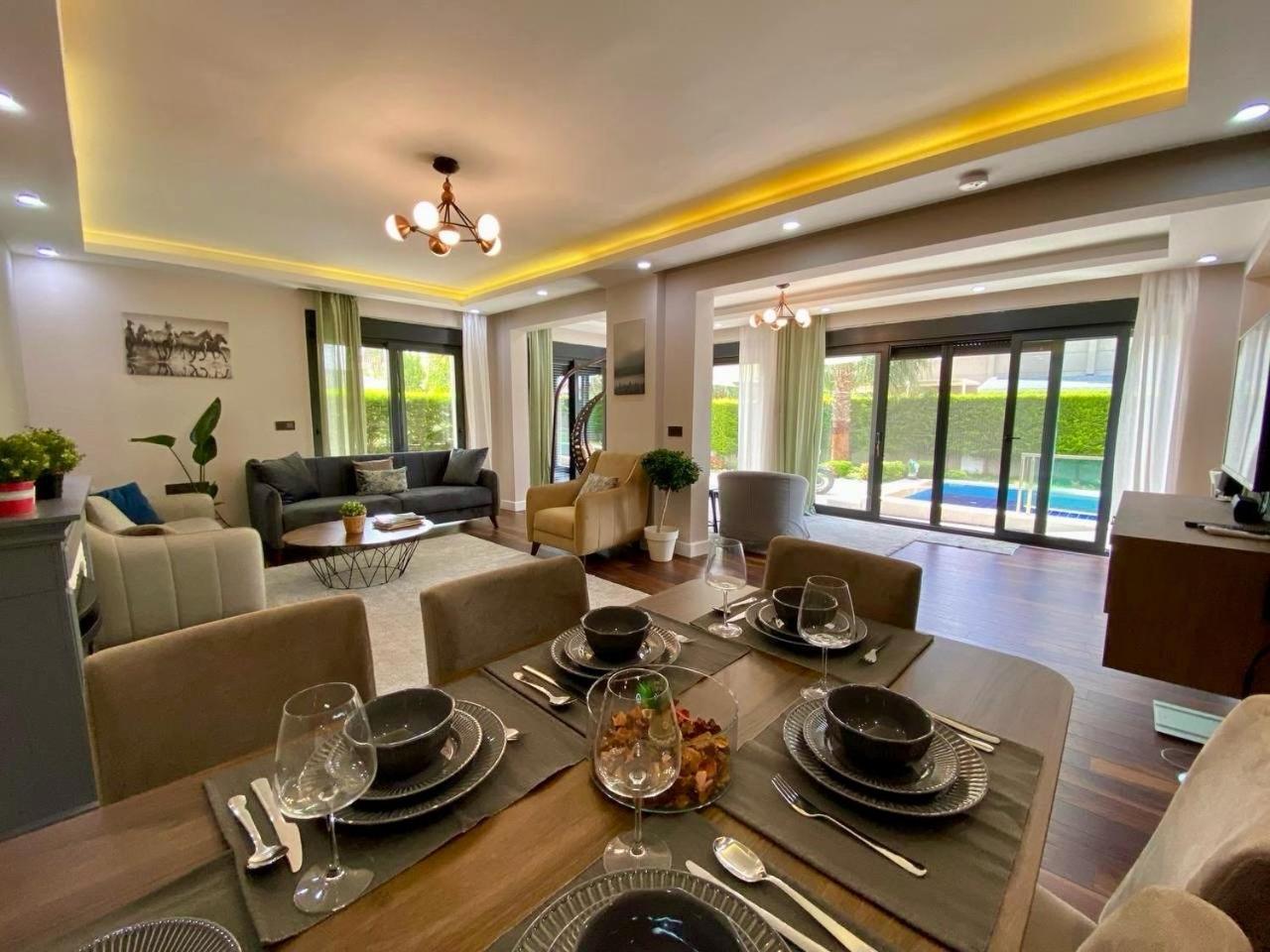 Villa Annabell1 With Swimming Pool And Jacuzzi, 3 Floors Белек Екстер'єр фото