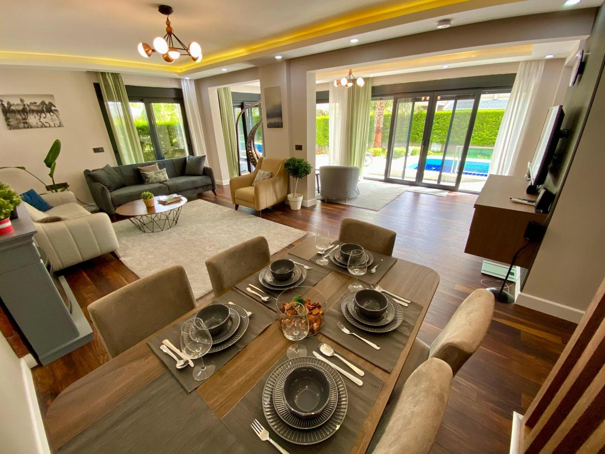 Villa Annabell1 With Swimming Pool And Jacuzzi, 3 Floors Белек Екстер'єр фото