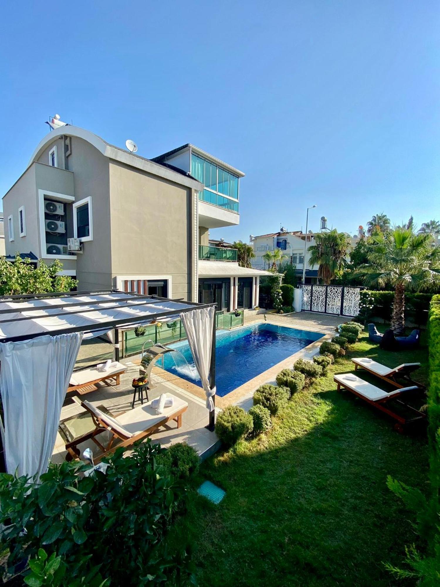 Villa Annabell1 With Swimming Pool And Jacuzzi, 3 Floors Белек Екстер'єр фото