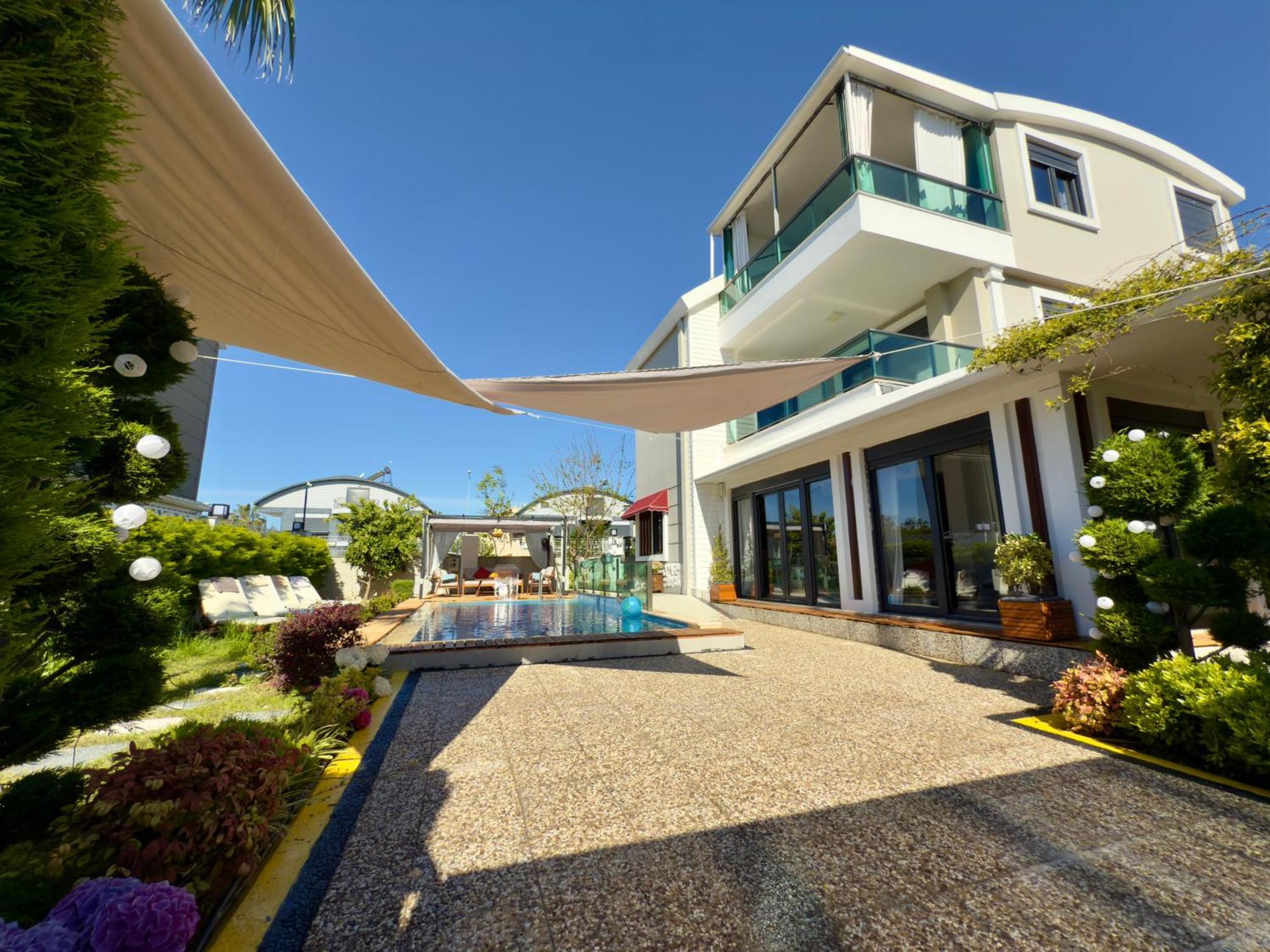 Villa Annabell1 With Swimming Pool And Jacuzzi, 3 Floors Белек Екстер'єр фото